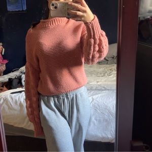 Pink sweater